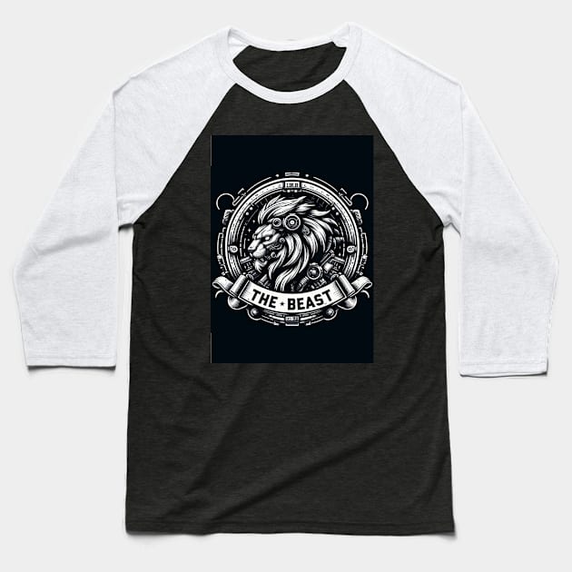 lion mecha Baseball T-Shirt by Danwpap2